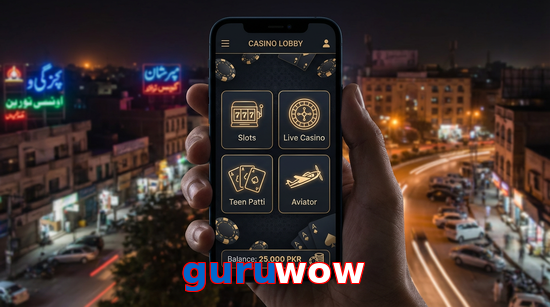 Main screen of Guruwow app page for PK players